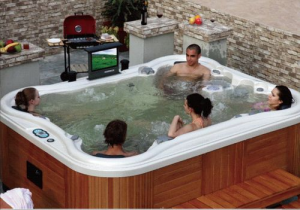 spa de madera